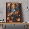 DIY Diamond Painting Canvas Autumn Forest Pumpkin Design 5D Full Drill Art Creative Leisure Craft Home Decor For Wall Art Gift