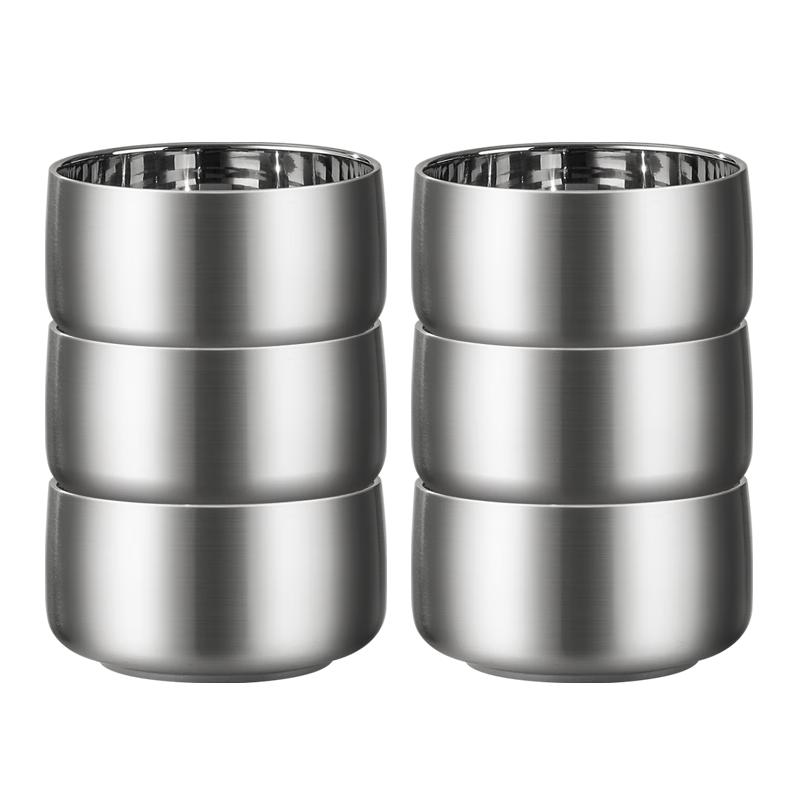MAXCOOK Stainless Steel Double-Layer Insulated Bowls