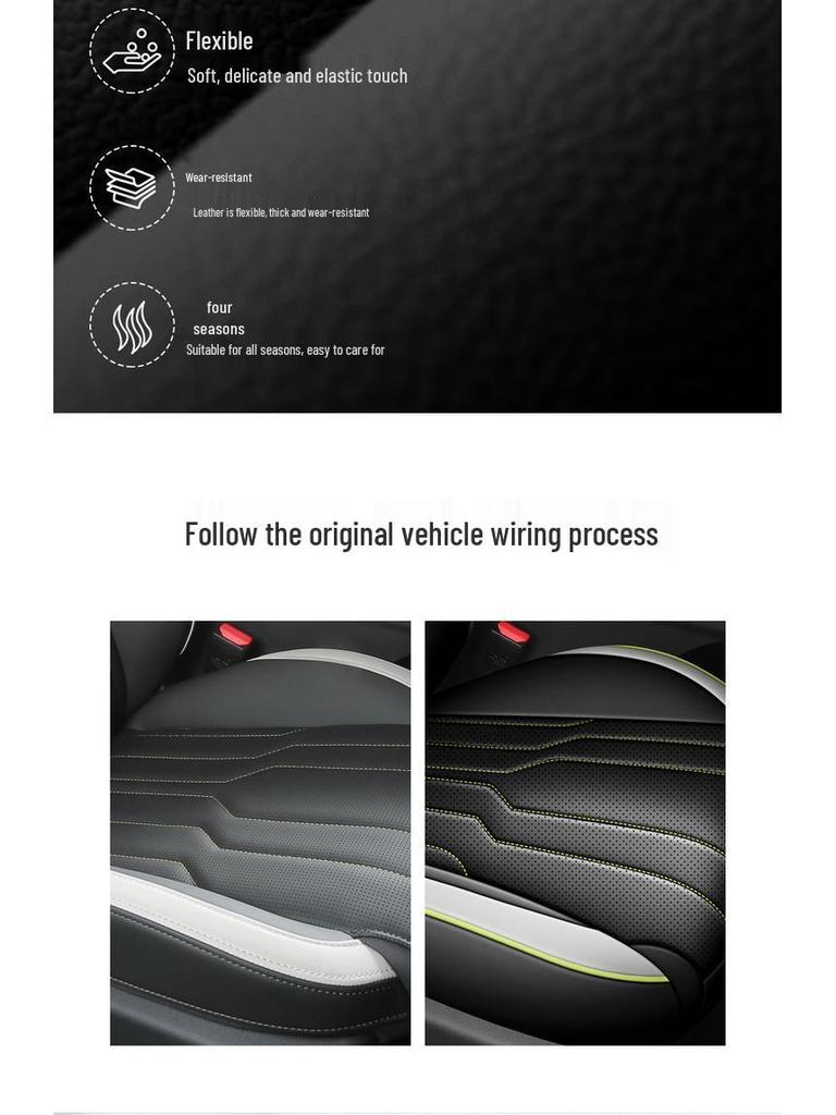 Cartoon Car Seat Cover for 2025 ShanHai L6 1.5TD, Dedicated Model, Fully Enclosed