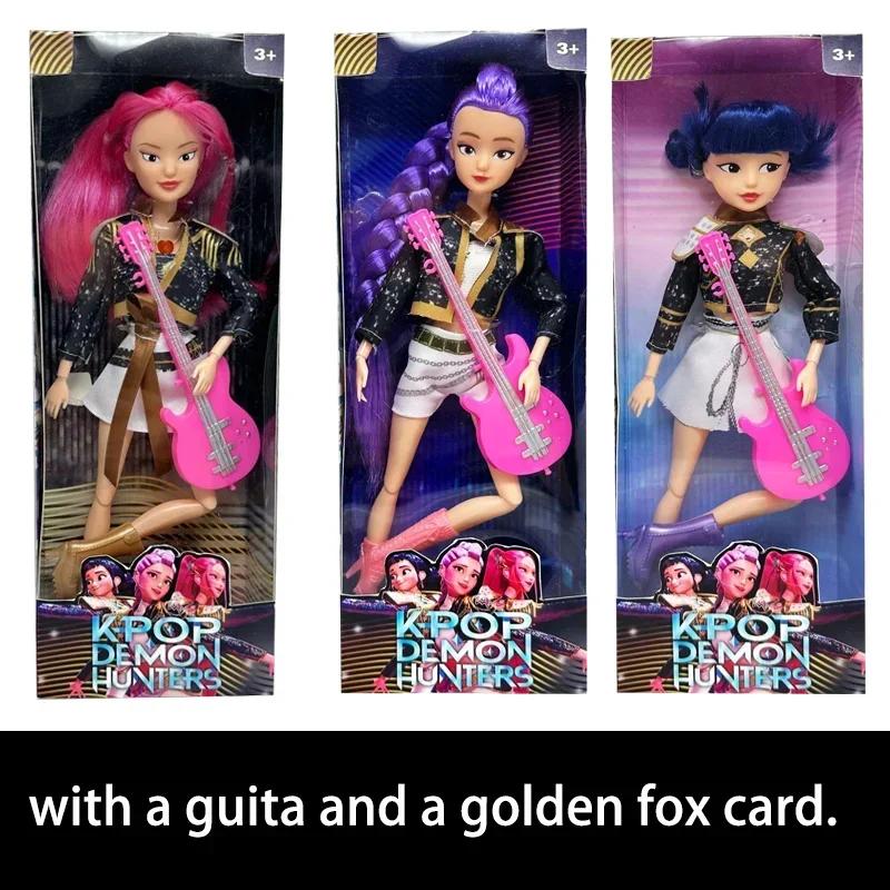 Kpop Demon Hunters Actionfiguren: Derpys Tiger, Rumi, Mira, Zoey, Sussy – Titelsong von Colorful Lights – Weihnachtsgeschenke für Fans