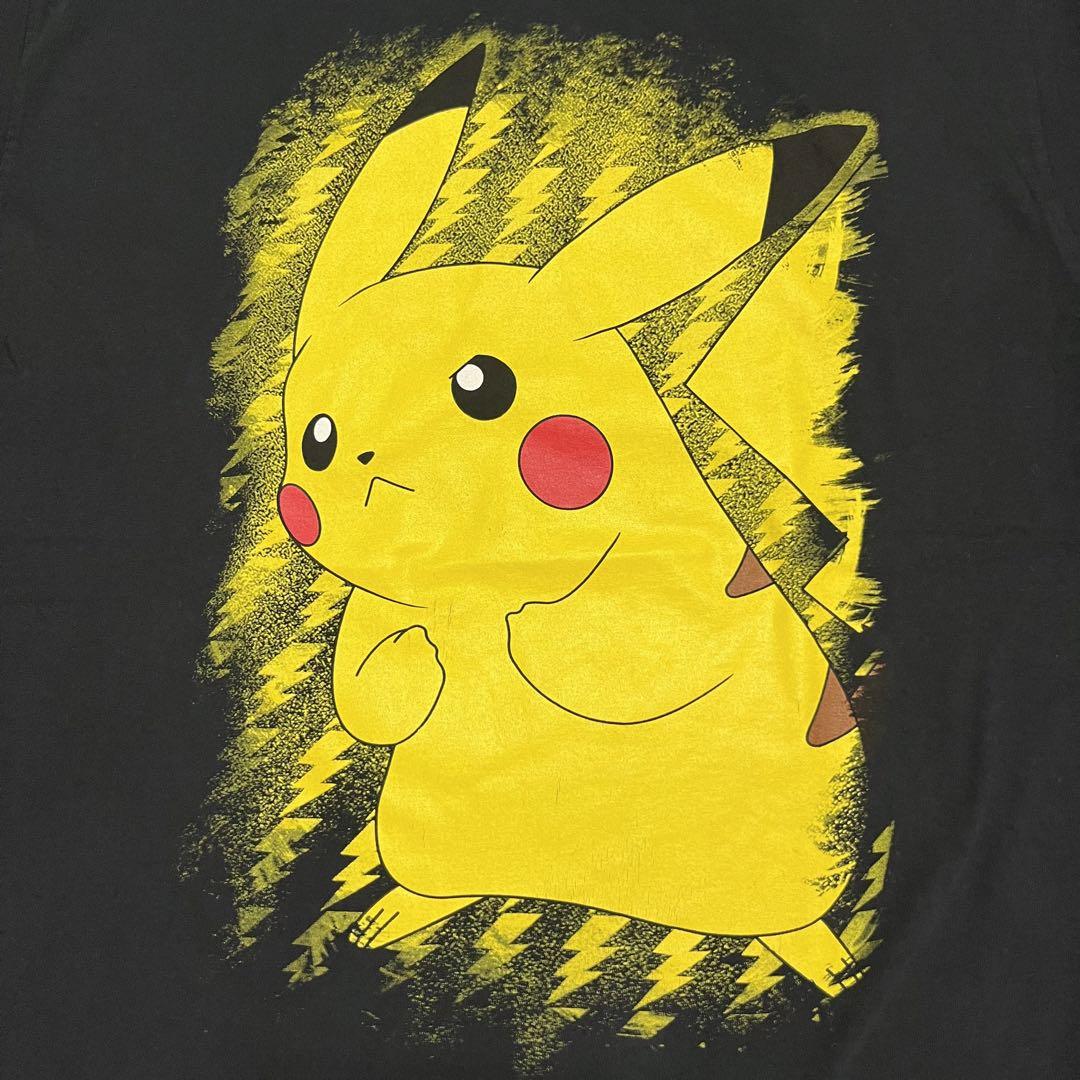 

[USED] Pokémon Pikachu USA Design 00s Anime T-Shirt Official Overseas Exclusive