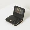 Daks Black Carlisle Embossed Leather Golddd Zipper 2 Fold Wallet Dcwa6e216bk