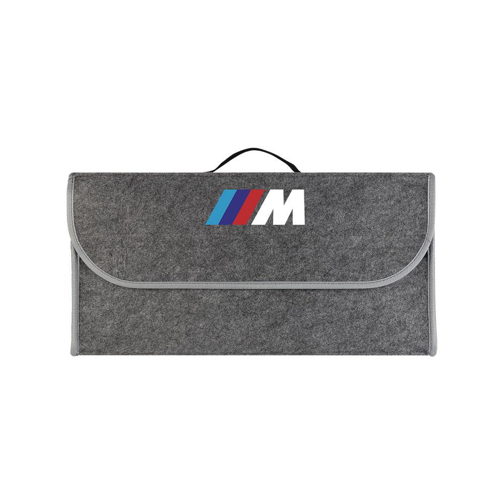 Car Trunk Storage Bag Felt Cloth Organizer Box Collapsible For BMW M Performance E46 E90 E60 F10 F30 F25 F31 Auto Storager Tools