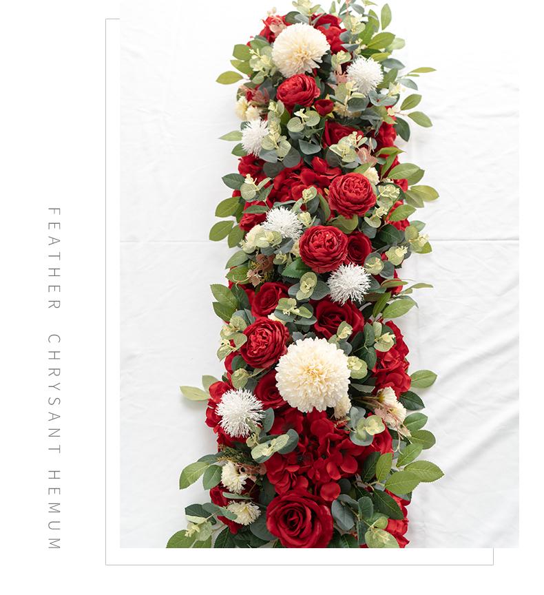 Artificial Floral Row for Wedding Archways and Window Displays