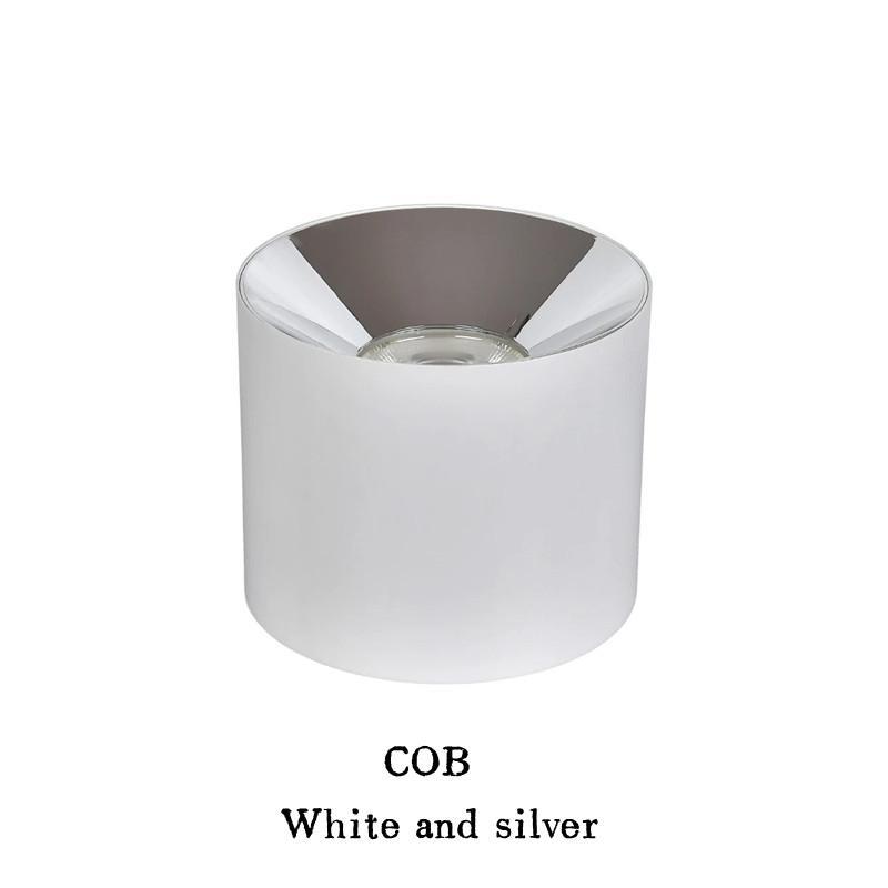 Kulaté LED stropní svítidlo downlight do obývacího pokoje, ložnice, chodby, bodové osvětlení, antireflexní COB/SMD10W12W15W18W24W bytové osvětlení