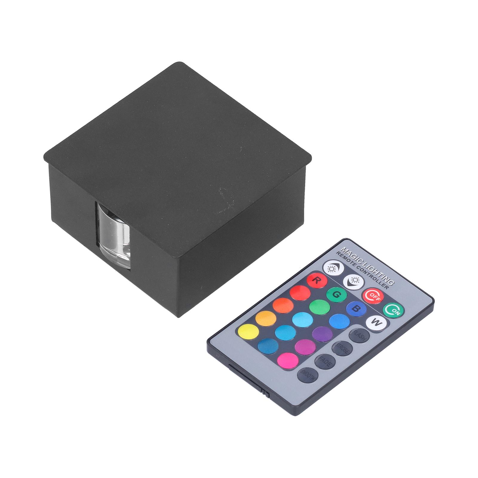 

RGB Remote Control Wall Lamp 3W LED Modern Decorative Light for Living Room Hotel Villa KTV