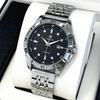 Pablo Raez Men's Quartz Wristwatch with Date, Waterproof, Steel Band, Casual and Versatile.