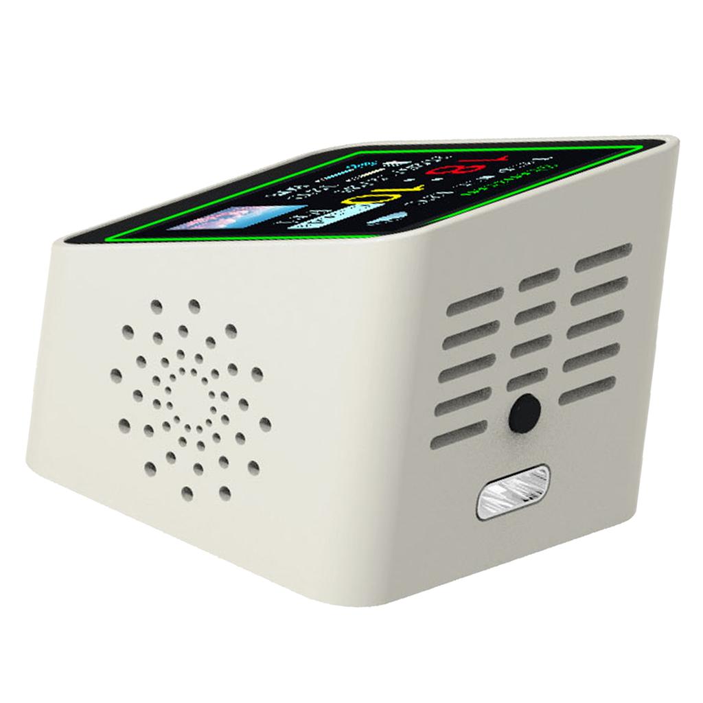 WiFi Digitale Wetterstation Uhr 1,54 Zoll Bildschirm Einstellbare Helligkeit Elektronische Uhr mit Echtzeit-Wetter