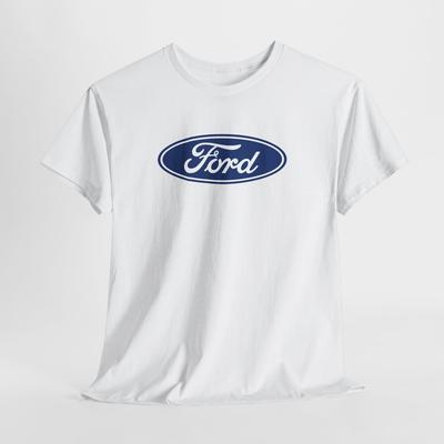 Ford T-Shirt – Unisex Car Logo Cotton Tee for Men Women or Truck Fans
