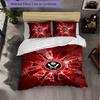 Sheffield United Football 3 Piece Bedding Set Soft Duvet Cover Set with Pillowcases Printed Bedroom Decor Set for Home