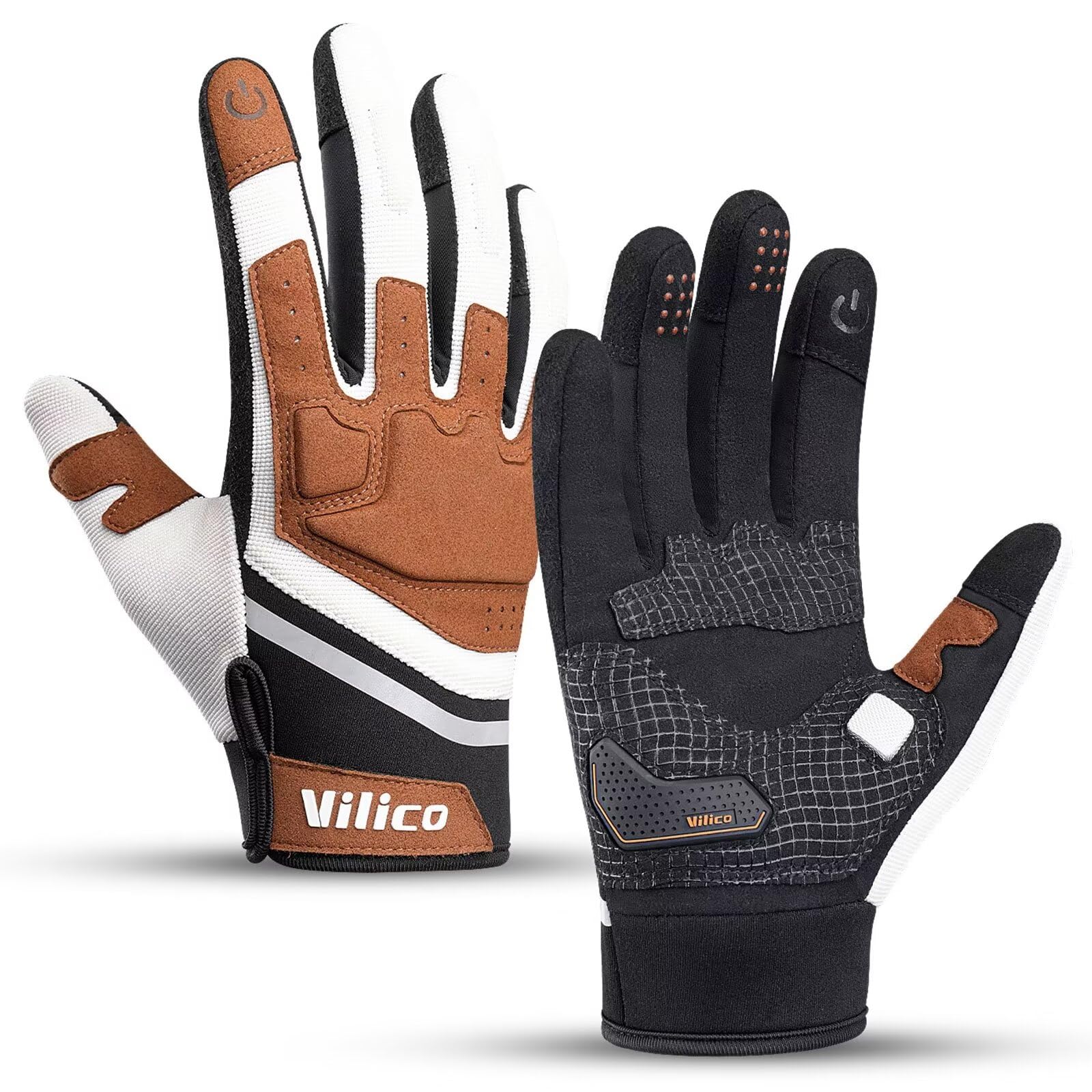 

ZVCXOE Cycling Gloves for Spring and Padded Mesh Full Road Bike XL Summer, Fabric, Non-Slip, Breathable, Quick-Drying, Abrasion-Resistant,