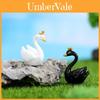 Adorabile Figurine Mici Lebede din Rășină Set Decor Colorat cu Animale de Desene Animate