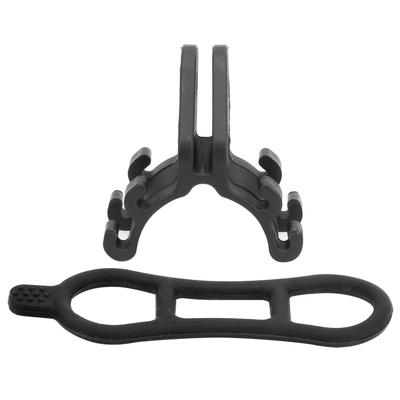 Bicycle Flashlight Holder Handlebar Torch Light Mounting Bracket Adjustable for GoPro Mount