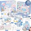 Calendrier de l'Avent Compte à Rebours 24 Jours de Noël Boîte Surprise Aveugle Jouet en Plastique Pour Enfants et Collectionneurs