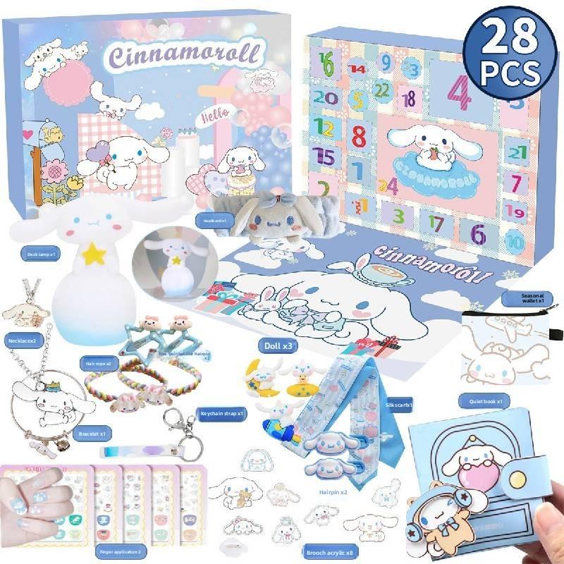 Calendrier de l'Avent Compte à Rebours 24 Jours de Noël Boîte Surprise Aveugle Jouet en Plastique Pour Enfants et Collectionneurs