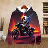 Men's Hoodie Skull Design Hoodies 3D Print Horror Graphic Tops Fall Harajuku Long Sleeve Kangaroo Pocket Hoodie for Men Clothes