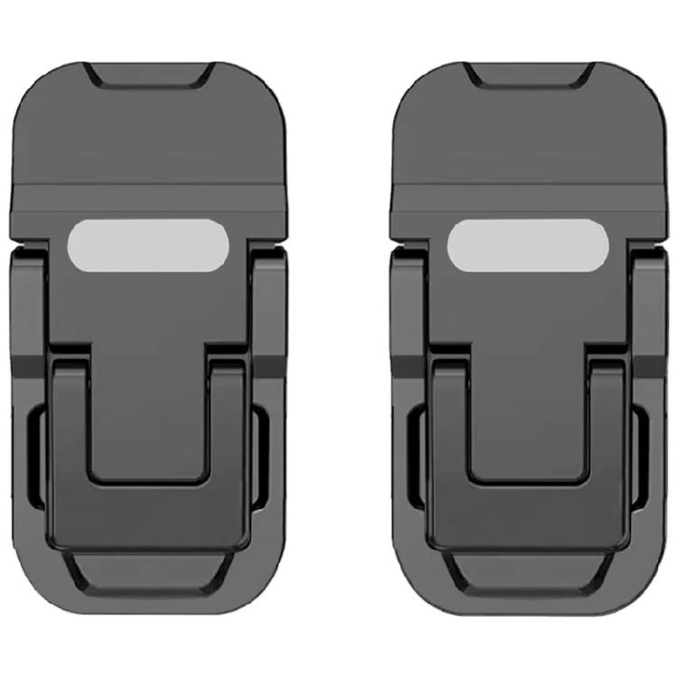 2Pcs Laptop Stand for Desk Adjustable Laptop Risers Foldable Portable Laptop Holder Ventilated Cooling Notebook Computer чёрный