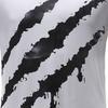 Hochwertiges Herren Sommer Marken Kurzarm Krallenflaggen Druck O-Ausschnitt Schlankes T-Shirt Tops Für Stilvollen Komfort