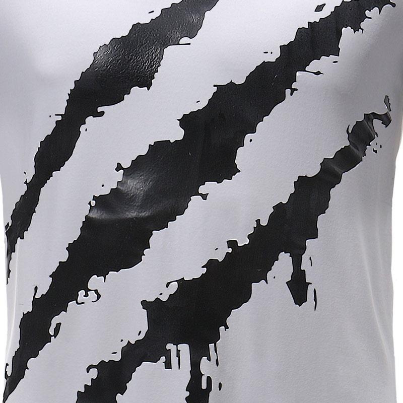 Hochwertiges Herren Sommer Marken Kurzarm Krallenflaggen Druck O-Ausschnitt Schlankes T-Shirt Tops Für Stilvollen Komfort