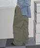 Ledeoli Half Banding Cotton Cargo Pants [Khaki]