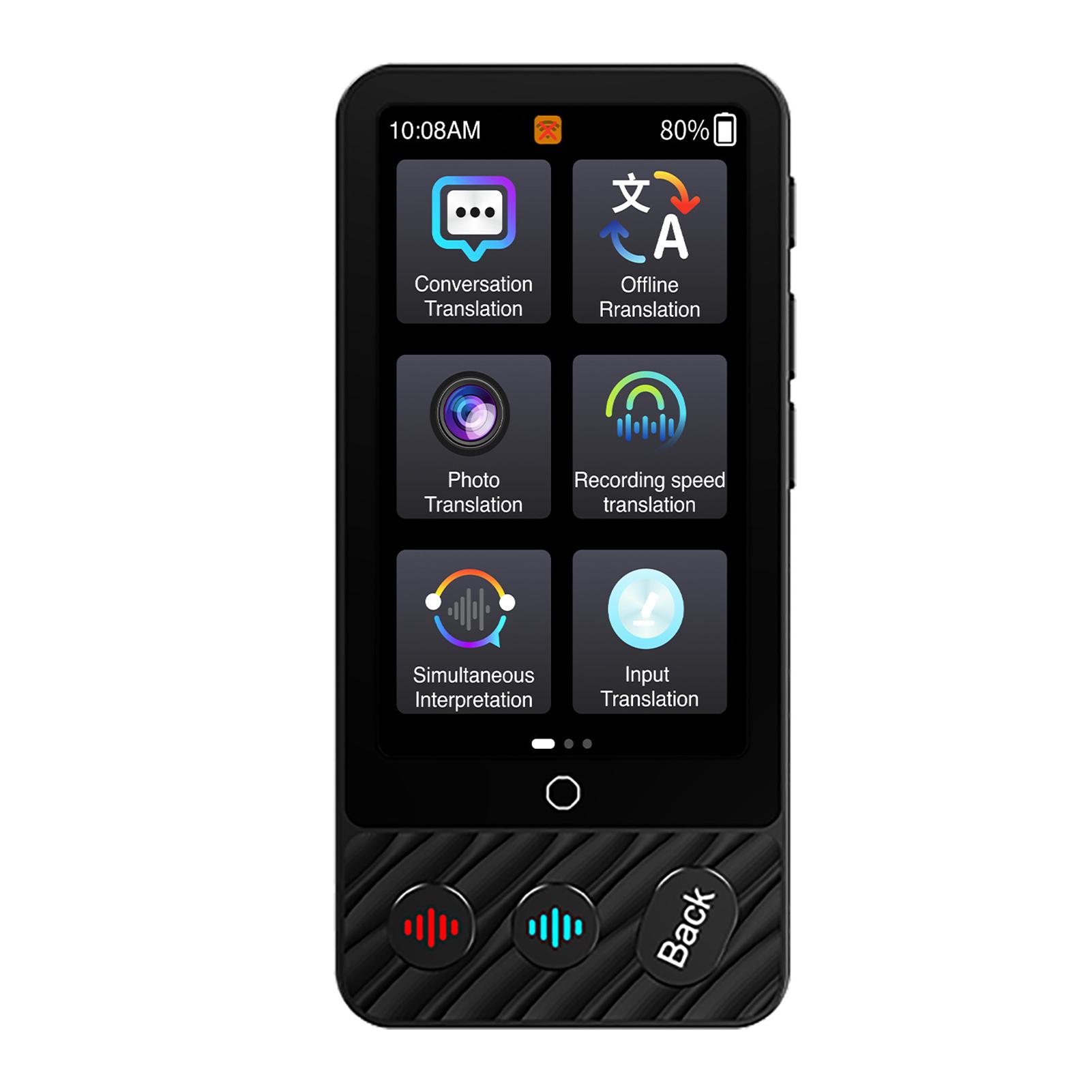 

Portable Language Translator Device 142 Languages Voice Translating Offline Translation Simultaneous Interpretation