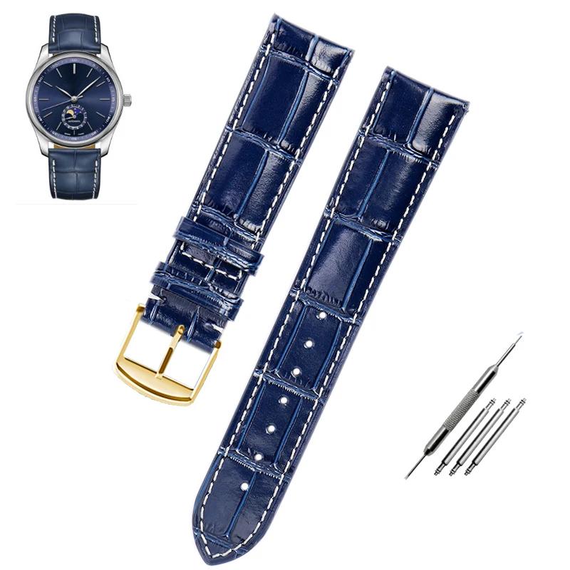

Шкіряний ремінець для годинника Longines Masters Collection Ремінець Браслет Натуральна шкіра теля 19мм 20мм 21мм 22мм Ремінець L3 20mm