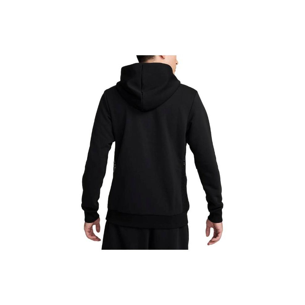 Nike Pattern Embroidered Hoodie Men Hoodies Black FN7381-010