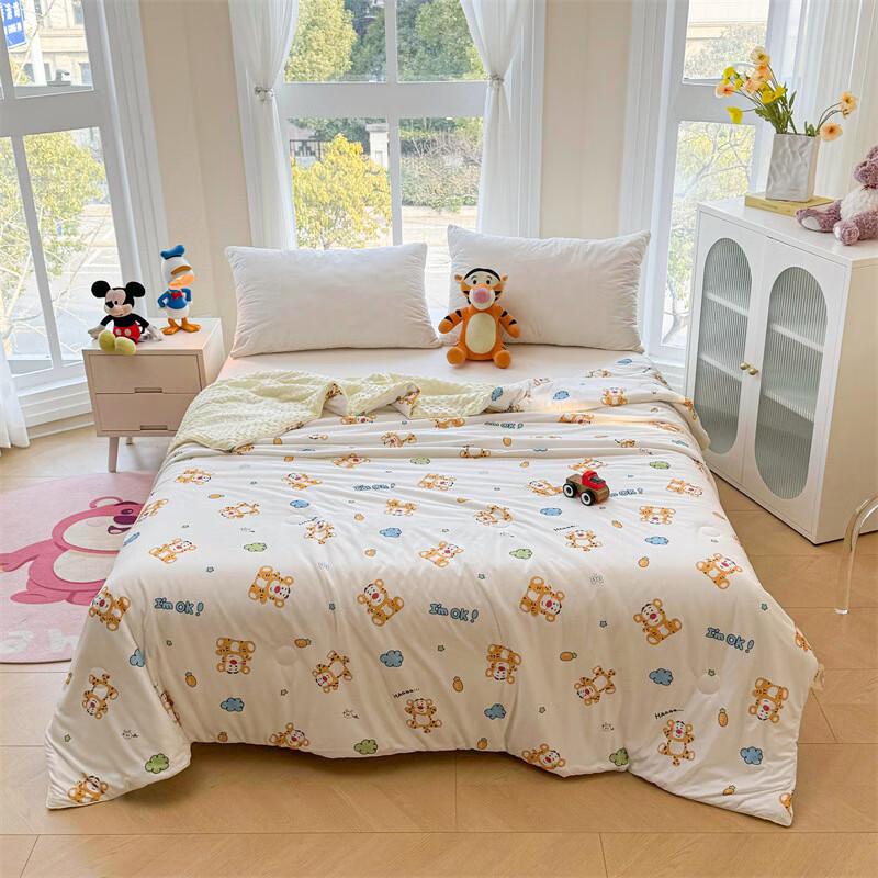 Cartoon Knitted Cotton Summer Quilt