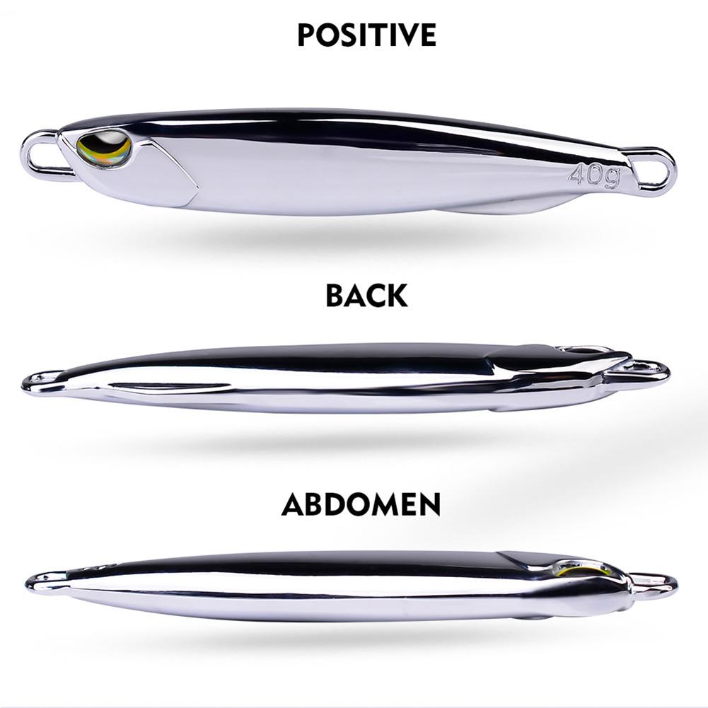 Electroplated Iron Plate Fishing Bait Wobblers Saltwater Jigging Lure for Saltwater Fishing Accessories
