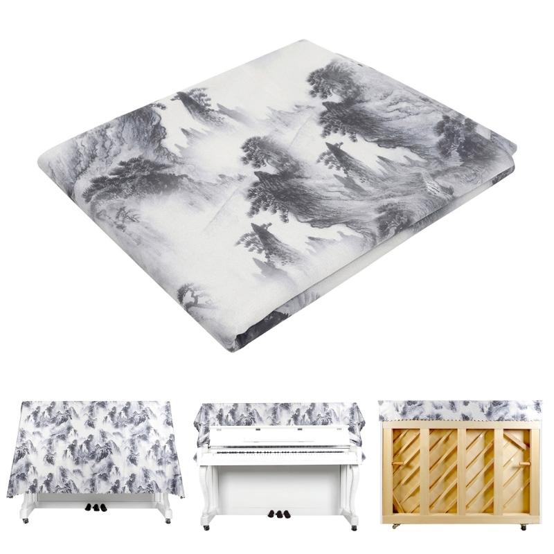 Soft Piano Keyboard Dust Cover, 88 Keys Protective Dust Cover Key Cover for Electronic Keyboard Digital Piano Dust Cover