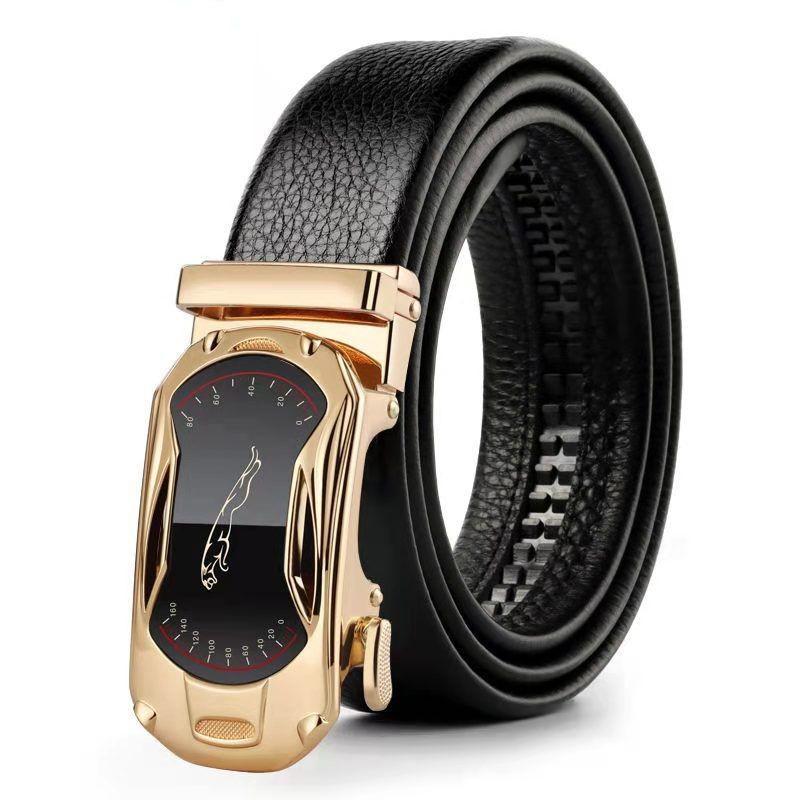 Trendy Unisex 2024 Automatic Waist Belt With Highquality Pin Buckle For Fashion