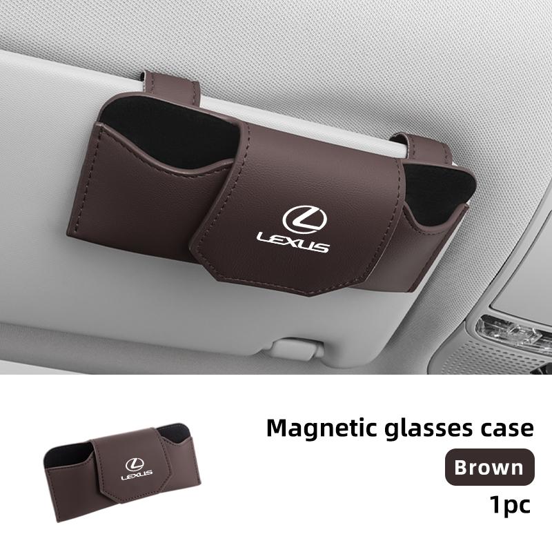 Car Visor Glasses Holder Box Sunglasses Storage Bag Case Accessories For Lexus IS250 IS200 CT200h GS300 LS430 RX450h LX570 IS300