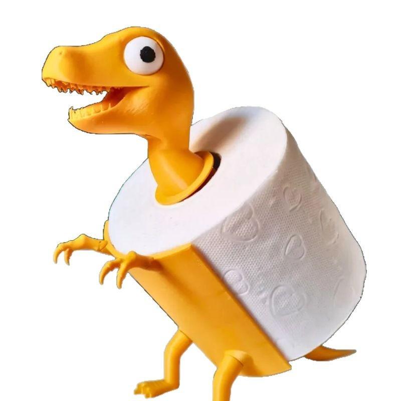 portable Dinosaur-designed toilet paper holder 3D printing desktop display bathroom toolds merchandised home household