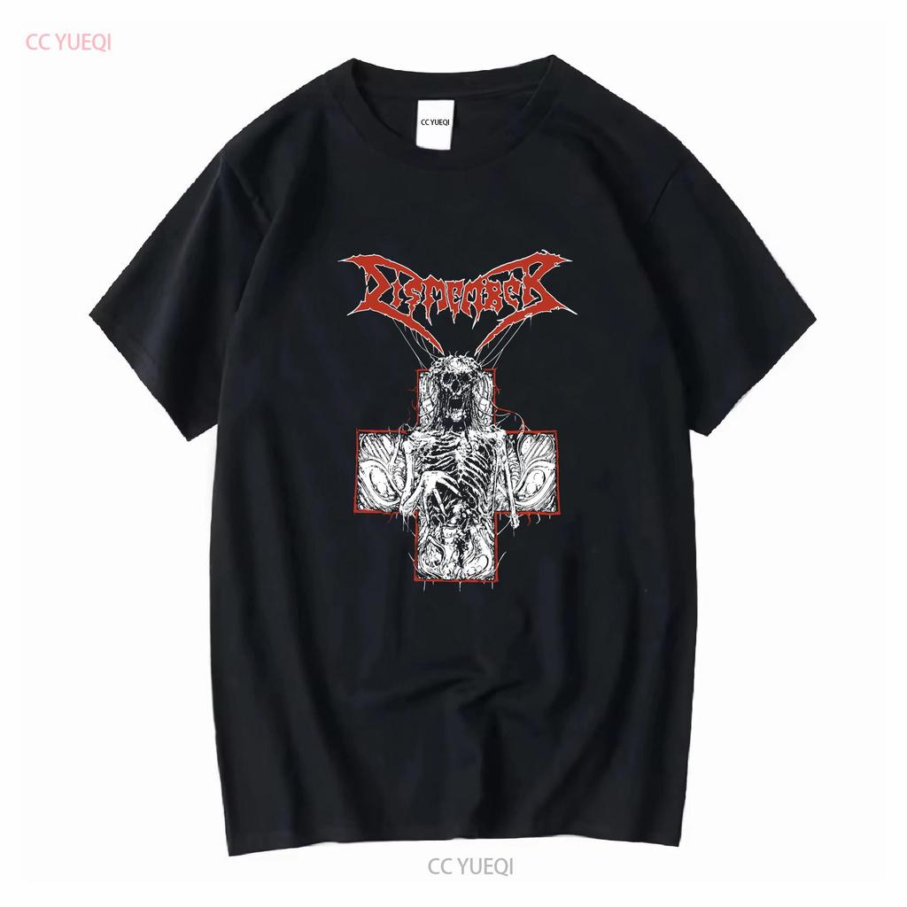 DISMEMBER Winter T Shirt  Black Cotton Size S to 2345XL K3121 vintage Washed Stretched Soft Stylish Slightly designer clothes