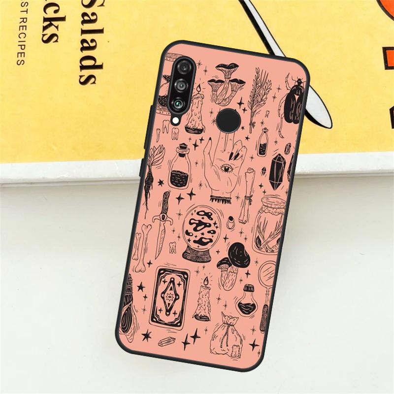 

Девочковый Пастельный Ведьма Гот Уиджи Для Huawei Nova Y61 Y73 Y70 Y72 Y60 Y90 Y91 7i 8i 11i 12i 12s 9 10 SE P20 P30 P40 Lite Чехол Huawei Nova Y91