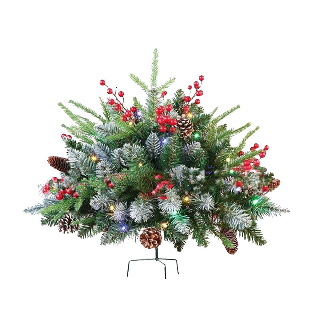 Holiday Planters Holiday Planter Filler Holiday Planter Christmas Holiday Planter Filler Outdoor Decorations Lighted Artificial Xmas Trees With Tripod