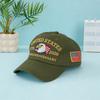 American Flag Eagle Embroidered Baseball Cap Classic Sun Protection Trucker Hat for Women Outdoor Sports Daily Wear