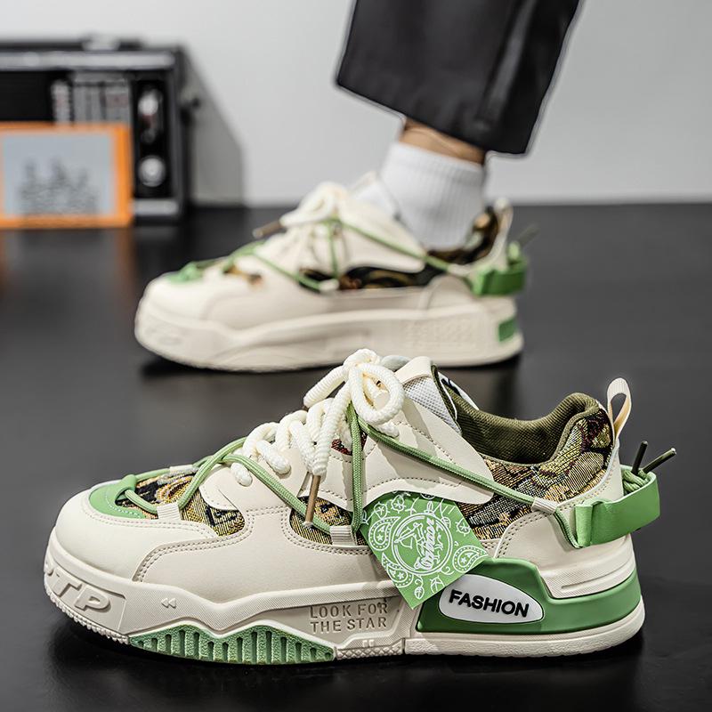 

Мужская модная осенняя повседневная спортивная обувь в национальном стиле с толстой подошвой 41