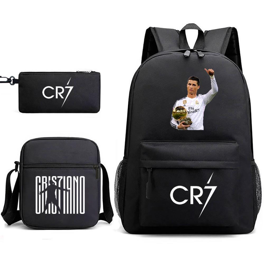 Stitc Cartoon Full Print Backpack Student Bag Pencil Case Two-Piece Set Children'S Backpack
