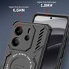 KEYSION Hollow Heat Dissipation Case for Redmi Note 14 4G 5G Silicone+PC Magnetic Cooling Shockproof Phone Cover for Redmi Note 14 5G