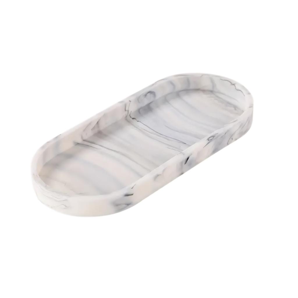 1Pc Bathroom Dressing Silicone Tray, Rectangular Dishwashing Liquid and Sponge Rack, Dressing Table Perfume Organizer, Cosmetic Ring Storage Tray,