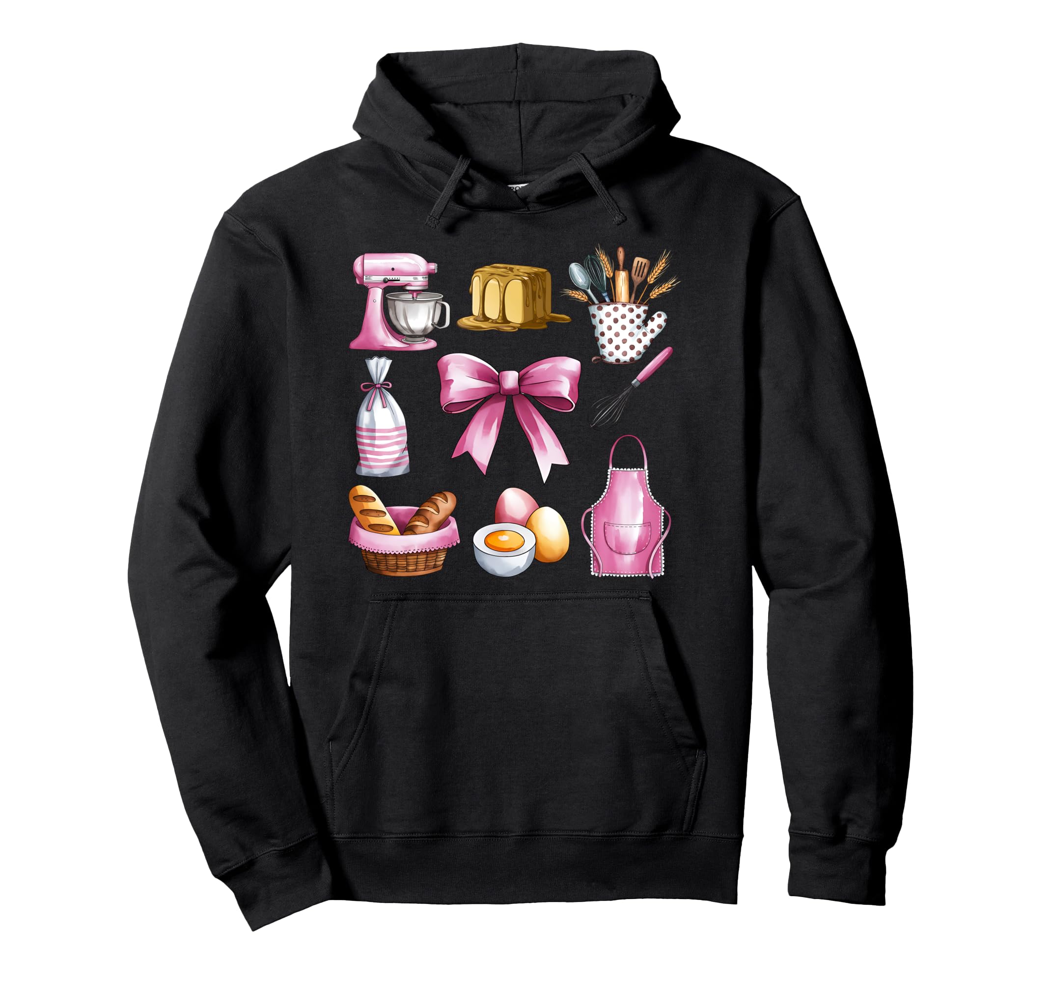 

Pink Kitchenware Hoodie чёрный
