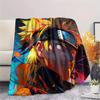 Naruto (Color Background)  Print Flannel Blanket, High quality Comfortable for All Seasons, Home Decor, Warmth and Comfort
