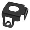 Motorcycle Rear Brake Fluid Reservoir Guard Aluminum Alloy Cover Replacement for NINJA 250 300 400 650Black