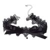 Schöne Schwarze Spitze Schleife Knoten Kragen Halskette Elegant Vintage Weiches Choker Band Halsketten Damen Schmuck Cosplay Geschenk