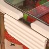 PET Produce Storage Container with Lid and Carry Handles, Clear Food Box for Refrigerator Shelf, Countertop, and Lunch Prep