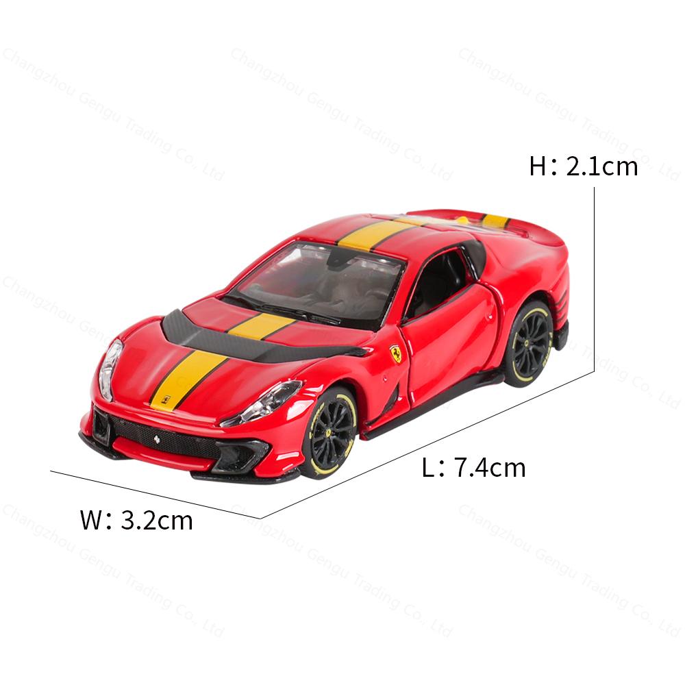 Bburago 1:64 Ferrari 812 Daytona SP3 SF90 SP1 F40 488GTB 599GTO ENZO Véhicules Statiques Moulés sous Pression Objets de Collection Loisirs Modèle Voiture Jouets