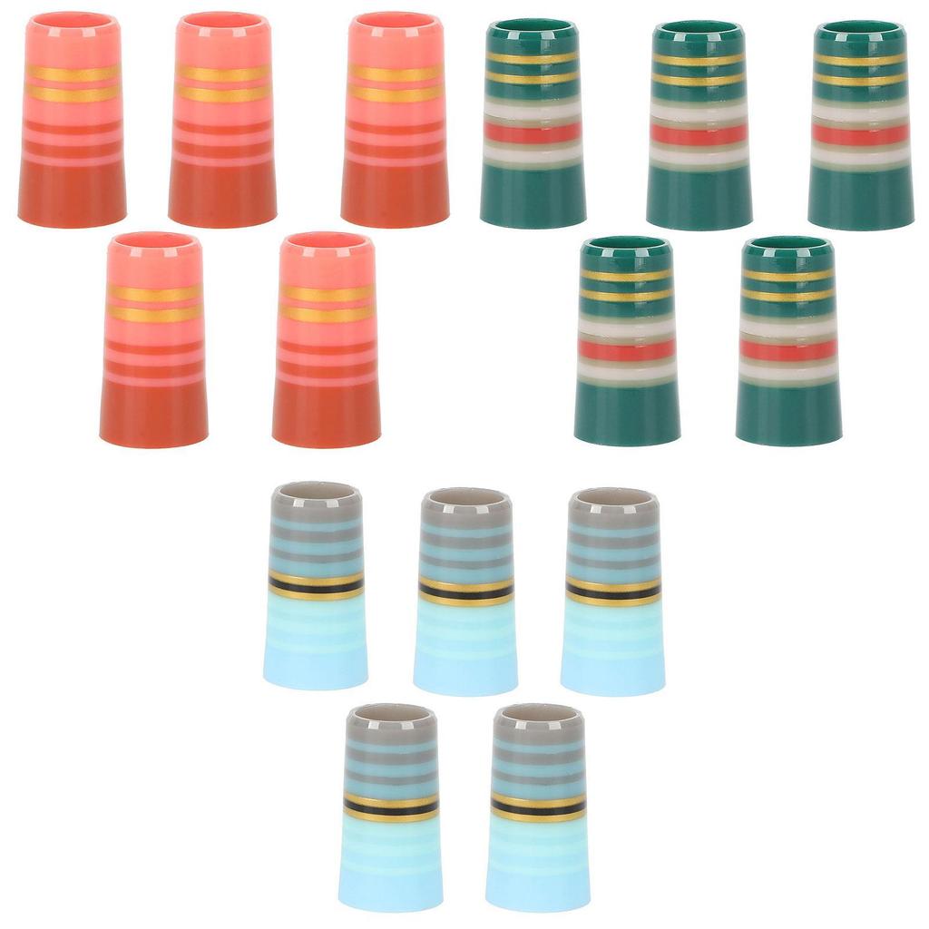 5x Golf Sleeve Ferrules for Taper Tip Iron Wedge Golf Accessories Cover Fit 0.370'' Parallel Shaft Supplies Golf Ferrules