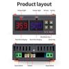 AC110V-220V Digital Soil Humidity Controller Soil Moisture Meter Hygrometer Garden Plants Humidity Thermoregulator STC-3030