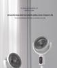 Rechargeable Oscillating Floor & Table Fan with Voice Control - Dual-Use Electric Fan with Timer